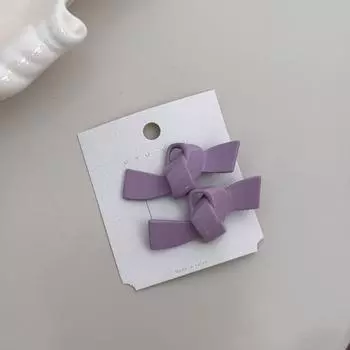 Mini hair pins and clips korean accessories for women girl bow leading fashion trendy popular cute kawaii sweets kpop fairy