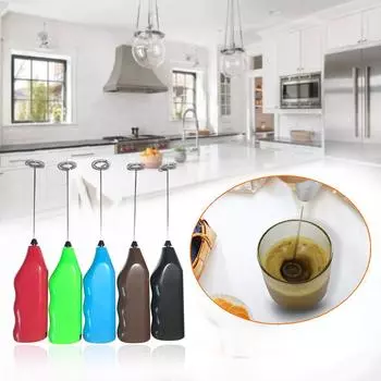 Мини-ручной электрический миксер для яиц, кофе, торт, бытовой миксер для яиц чёрный