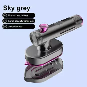 Mini Handheld Hanging Iron Steam Iron 90° Rotatable Handle Wet & Dry 60ml Water Tank 20s Preheat 40W Power US Plug 110V