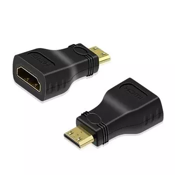 MINI HDMI MALE TO HDMI A FEMALE АДАПТЕР преобразователь HDMI в MINI HDMI Adatper 1080 P 2K 4K ДЛЯ MINI PC HDTV HD CAMERA 5504 1PC
