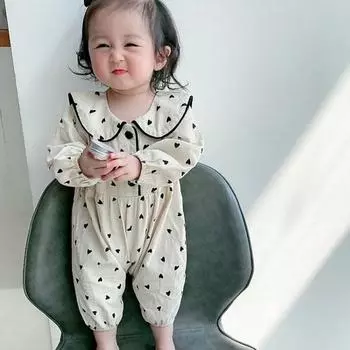 Mini Heart Pin Jaw, размер 90, лучшая детская одежда в Корее