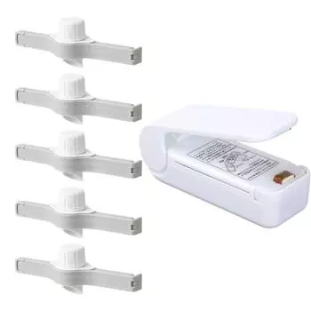 Mini Heat Bag Sealing Machine Package Sealer Bags Thermal Plastic Food Bag Closure Portable Sealer Packing Kitchen Accessories