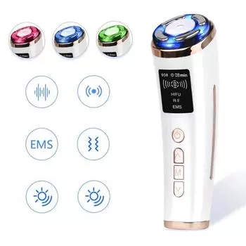 Мини HIFU Ультразвуковой лифтинг лица Омоложение Микротоковая ЭМС Красота кожи лица Подтяжка Мини Массажер для лица Против морщин Старение Машина EU Plug