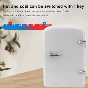 Мини-холодильник 4 л, холодильник для косметики и средств по уходу за кожей, холодильник с подогревом и охлаждением, автомобильный мини-холодильник EU розы красного