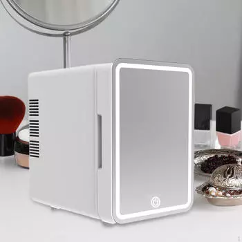 Мини-холодильник 4 л однодверный многофункциональный холодильник для комнаты в общежитии автомобиля дома белый белый