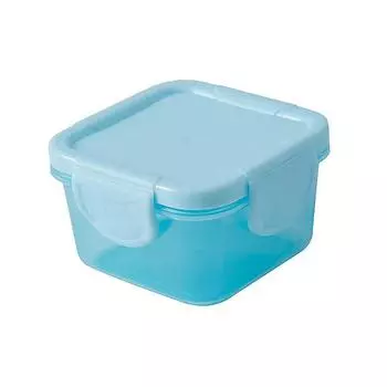 Мини-холодильник, четкий пластиковый футляр для хранения детского питания, герметичный кухонный контейнер для микроволновой печи синий