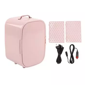 Мини-холодильник для дома, автомобиля, двойного назначения, холодильник для косметики, портативный холодильник для офиса, общежития, для фруктов