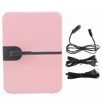 Мини-холодильник для дома и автомобиля 6 л портативный электрический охладитель-подогреватель холодильник с ручкой для Мак US Plug