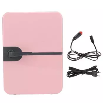 Мини-холодильник для дома и автомобиля 6 л портативный электрический охладитель-подогреватель холодильник с ручкой для