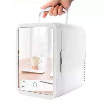 Мини-холодильник для косметики 4л белый