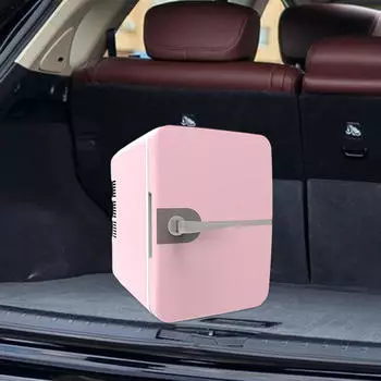 Мини-холодильник для напитков Холодильник Beauty Холодильники Компактный 4L Охлаждение для обеда Закуски Офис