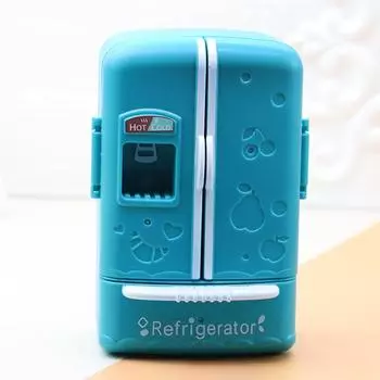 Мини-холодильник, Мини-кукольный домик Веселый детский игровой домик Имитация холодильника Кухонные игрушки
