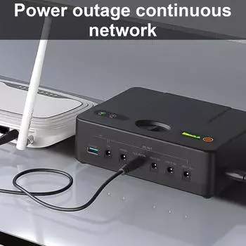 Мини-ИБП, источник бесперебойного питания 24000 мАч-42000 мАч, PowerBank для WIFI-модема/маршрутизатора VOIP-камер с выходом USB DC A