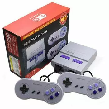 Мини-игровая консоль Super NES SFC660 8-бит SNES US Plug