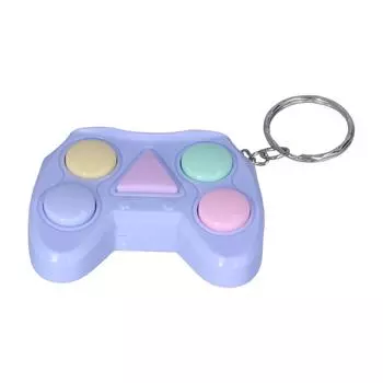Мини игровой автомат брелок портативная игровая консоль снятие стресса брелок для детей синий