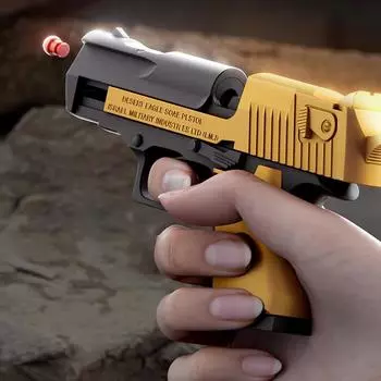 Мини-игрушечный пистолет Desert Eagle, игрушки-непоседы, пистолет с выбрасывателем гильз, игра-стрелялка для мальчиков и девочек, подарок на день рождения