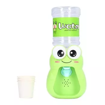 Мини-игрушка для диспенсера воды для детей, милый мультяшный миниатюрный питьевой фонтанчик в форме животного, ролевая игра