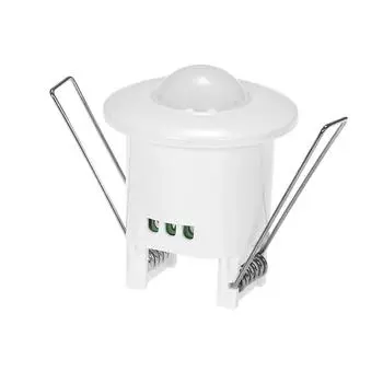 Мини-инфракрасный датчик движения, переключатель, 360 градусов, PIR-обнаружение, AC110V-240V, утопленный потолок, занятость