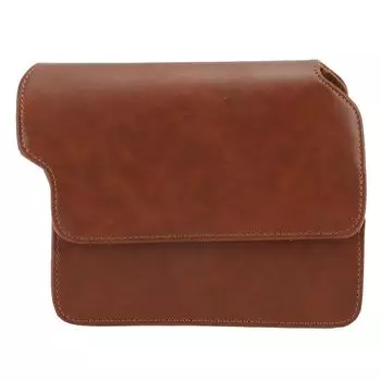 Mini Instant Camera Protective Bag PU Camera Case With Adjustable Shoulder Strap For Fujifilm коричневый