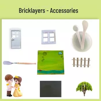 Мини-инструменты каменщика: Садовая микролопатка и аксессуары для хижин своими руками