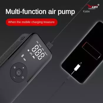 Мини интеллектуальный ручной беспроводной надувной насос для мотоцикла, велосипеда, надувной насос с цифровым дисплеем, быстрая зарядка