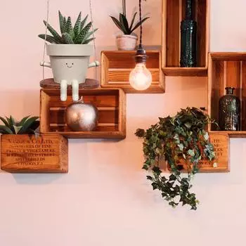 Мини-качели, цветочный контейнер, смоляной симпатичный кашпо с лицом, креативный суккулентный цветочный горшок, украшение для дома, сада, патио