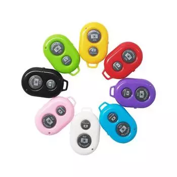Мини-камера Bluetooth-совместимый пульт дистанционного управления Кнопка спуска затвора для фотосъемки на телефоне для смартфонов IOS/Android розовый