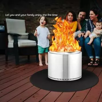 Мини-камин из нержавеющей стали для костра на открытом воздухе, на заднем дворе, на террасе, на пикнике, на дровах A