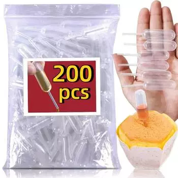 Мини-капельницы для выдавливания жидкости 4 мл одноразовые пипетки для джема для кексов соус пипетки пипетки для переноса фаршированных тортов десертные инструменты