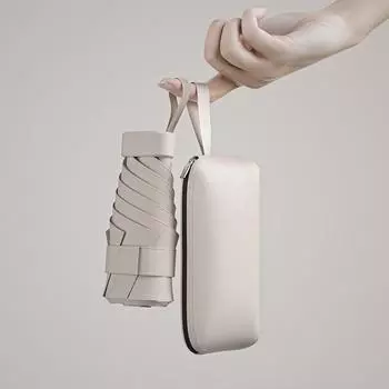 Мини-капсульный зонт, женский солнцезащитный зонт с защитой от ультрафиолета, карманный солнцезащитный зонт с легким солнцезащитным эффектом, портативный