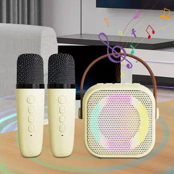 Мини-караоке-машина для детей, креативная прочная игрушка для взрослых на открытом воздухе фиолетовый