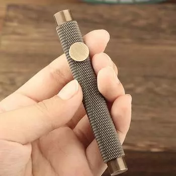 Мини-карманная латунная ручка, креативная ретро-латунная металлическая портативная ручка, деловые многофункциональные инструменты, подарочные канцелярские принадлежности F