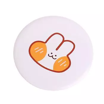 Мини карманное зеркальце милый мультяшный узор изысканное мастерство нежный компактный портативный макияж