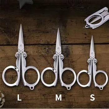 Мини-карманные ножницы для школьников, ручная работа, рыболовные ножницы, вышивка, маленькие ножницы, складные ножницы S