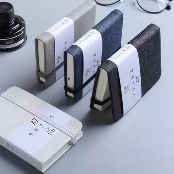 Мини-карманный блокнот формата А7 в твердом переплете, дневник, журнал в стиле ретро, 80/100 листов, утолщенный блокнот для заметок, ежедневник, еженедельник, блокнот, школьные канцелярские принадлежности