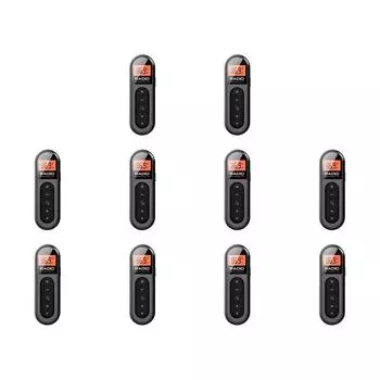 Мини карманный FM-радиоприемник 76-108 МГц перезаряжаемый петличный радиоприемник для спортивных встреч #C