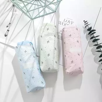 Мини-карманный зонт, модный женский легкий складной зонт от дождя или дождя с бантиком и защитой от ультрафиолета, зонт с защитой от ультрафиолета