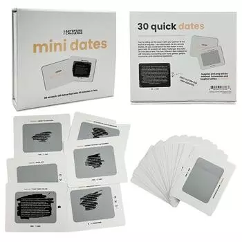 Мини-карточная игра «Свидания», приключенческий вызов, 30 скретч-карт, которые займут 30 минут или меньше — уникальные игры «Свидание на ночь» со скретч-картами