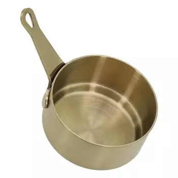 Мини-кастрюля для подливки и молока, легко хранить и легко достать, безопасно использовать на плитах и варочных поверхностях, удобно держать в руке, серебряный