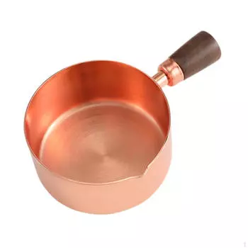 Мини-кастрюля для подогрева масла из нержавеющей стали с антипригарным покрытием для расплавления шоколада и молока с бортиком 125ml