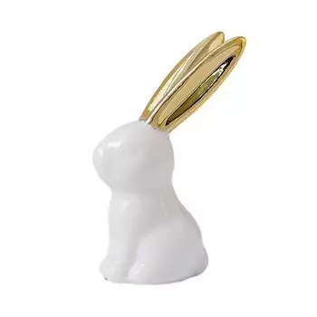 Мини керамические фигурки животных, миниатюрная статуэтка кролика, кошки, ламы, ананаса для украшения столешницы, каминной полки, стола A