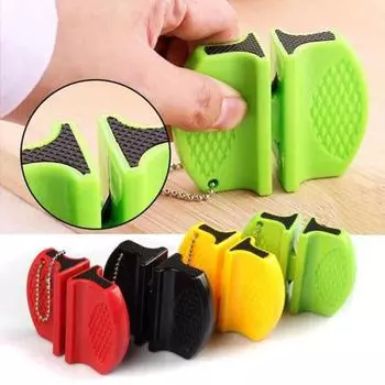 Мини-керамический стержень Talos, вольфрамовая сталь, уличная кухонная точилка для ножей, точильный камень зелёный