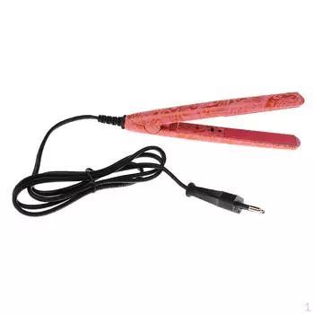 Мини керамический утюжок для волос, выпрямитель для волос, стайлер, инструмент для дома и путешествий, вилка ЕС