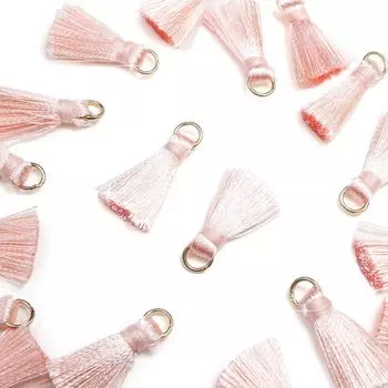 мини-кисточка светло-розовая [20 шт.] украшение ручной работы бахрома подвеска мини-аксессуары ручной работы части ремешка Твинкл Пунпун Мару MTSL-006