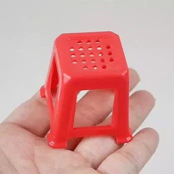 Mini Kitchenette Simulation Small Chair Stool Model Ornament Play House Doll House 1:12 Children S Toy Accessories