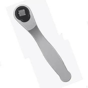 Мини-ключ с храповым механизмом, инструмент для ремонта, шестигранник и квадрат 1/4 дюйма, портативная легкая стальная многоцелевая головка