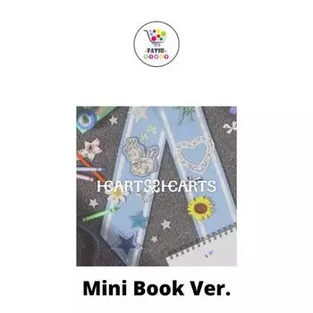 Мини-книга Ver Hearts2Hearts 1-й сингл-альбом The Chase No POB Random Ver