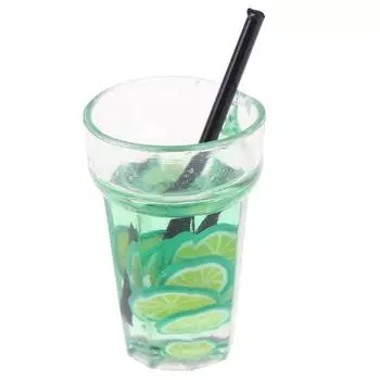 Мини коктейли для кукольной кухни зелёный