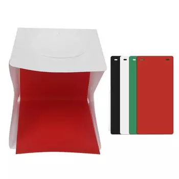 Мини-кольцевой светильник, складной лайтбокс, фотобокс, светодиодная фотостудия, камера для съемки, палатка