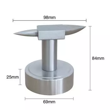 Мини-кольцо-кольцо Модель Изготовление Верстака Ювелиры Металлообрабатывающий Инструмент Для Изготовления Ювелирных Изделий Наковальня из Кованой Стали Двурогая Наковальня